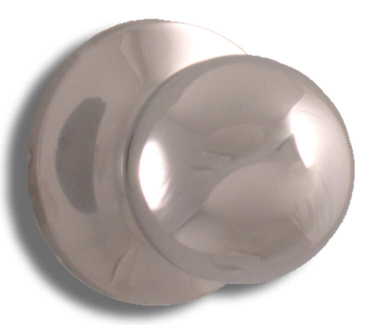 Weslock 00200G6G6FR20 bright chrome passage knob