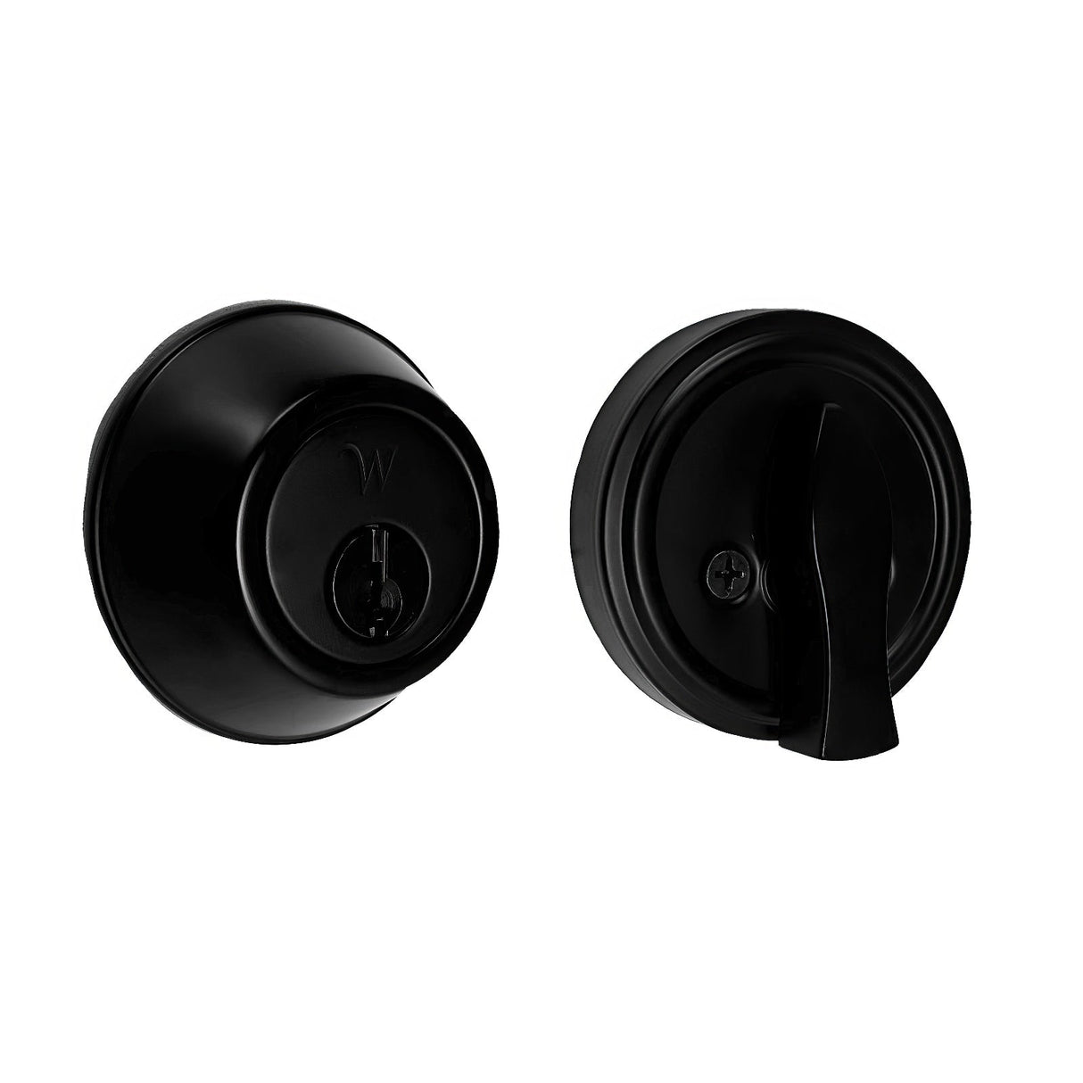 Weslock 00471-2-2SL23 matte black single cylinder deadbolt