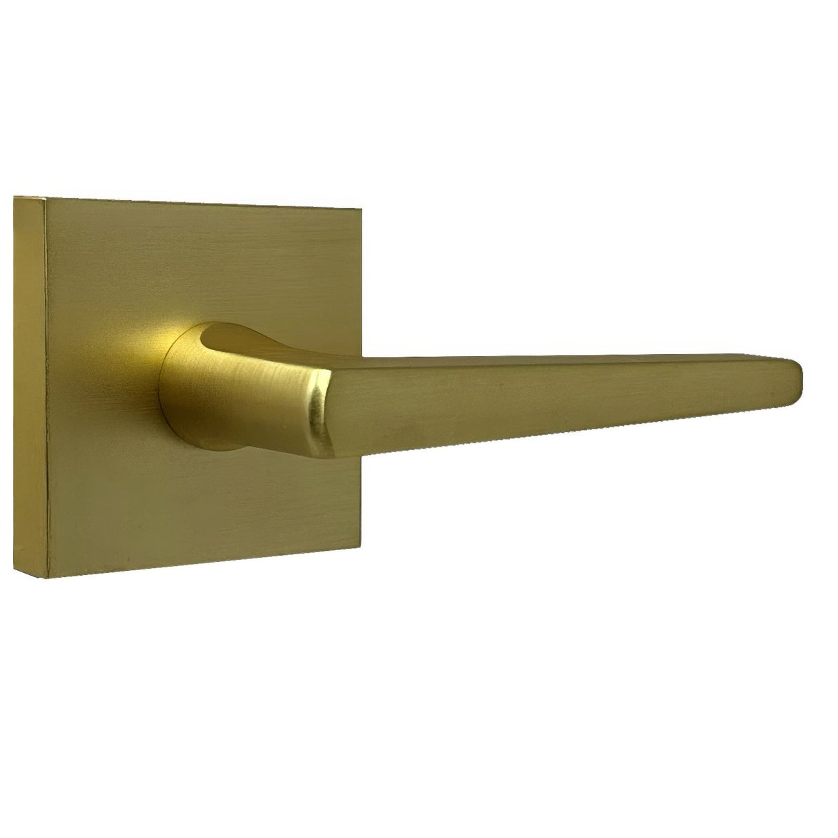 Weslock 007007474FR20 satin brass passage door lever