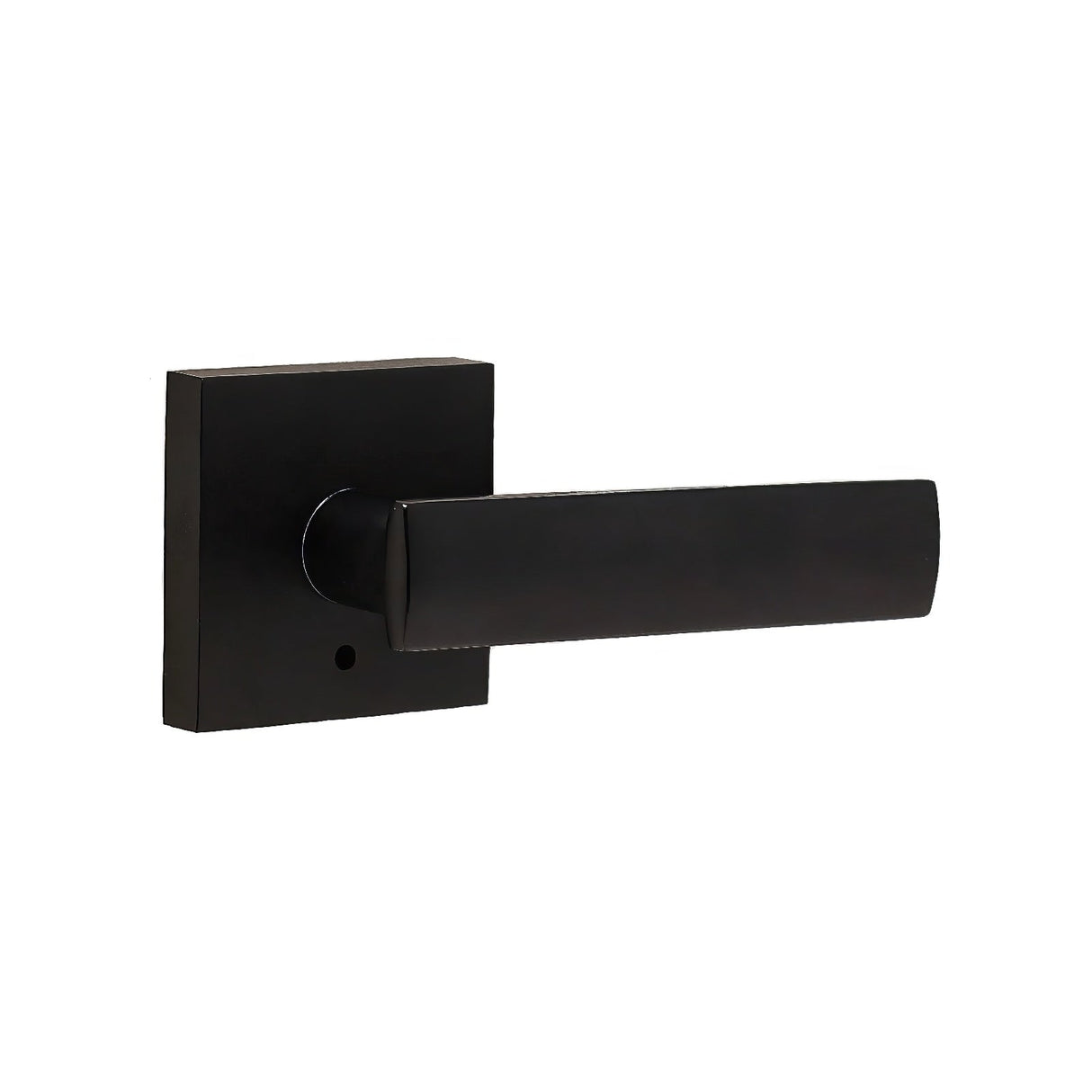 Weslock 007103232FR20 matte black privacy door lever