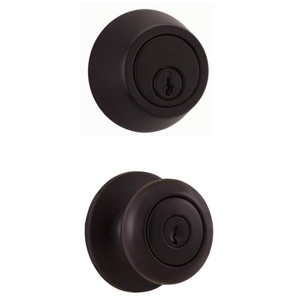 Weslock 02271S1S1FR22 oil rubbed bronze single cylinder deadbolt and keylock combo