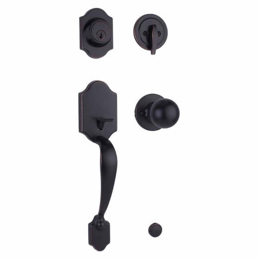 Weslock 02820-1G1FR2D oil rubbed bronze single cylinder handleset