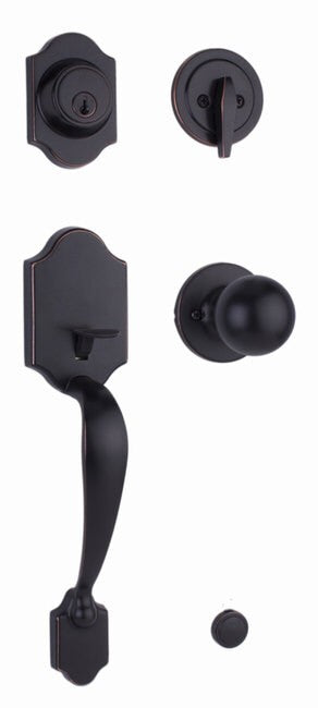 Weslock 02820-1G1FR2D oil rubbed bronze single cylinder handleset