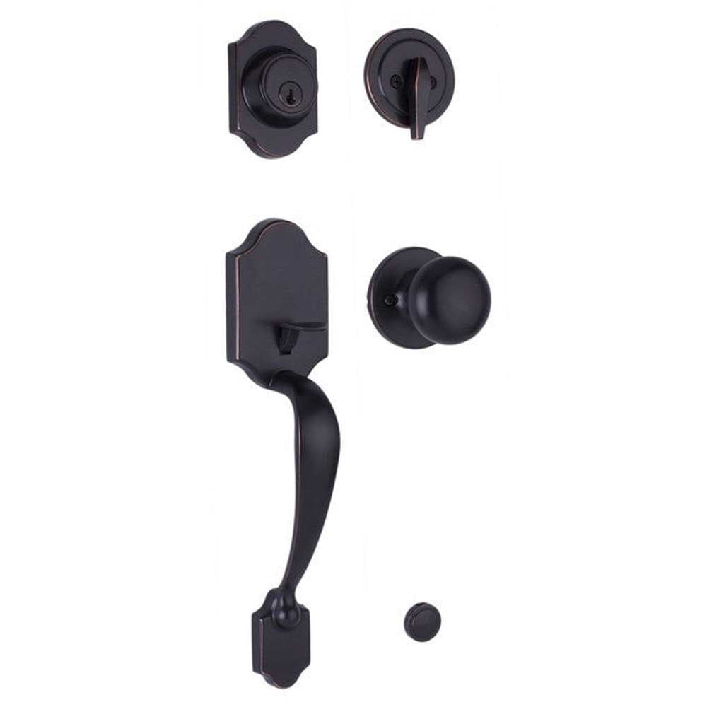Weslock 02820-1S1FR2D oil rubbed bronze single cylinder handleset