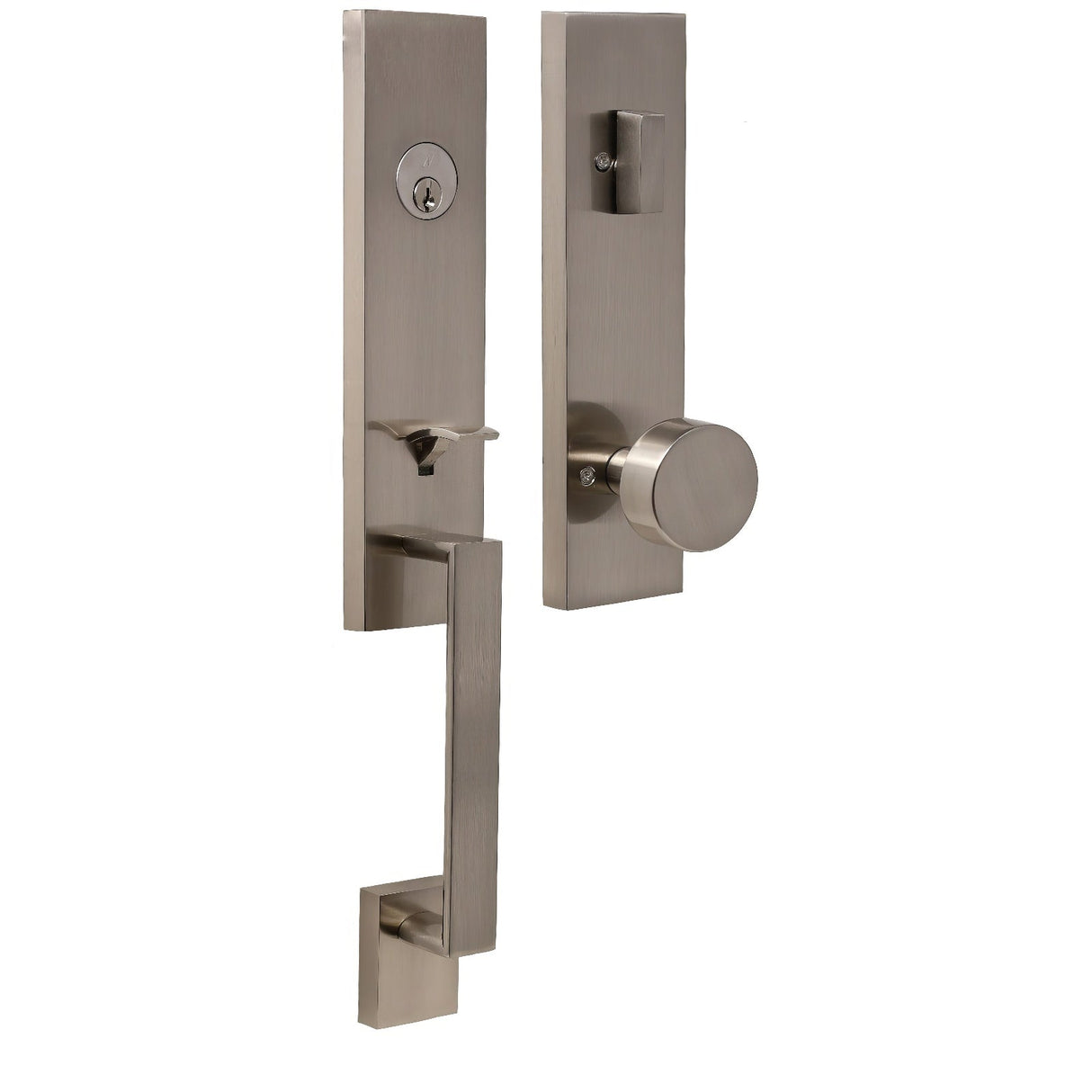 Weslock 02870-N4NSL2D satin nickel single cylinder handleset