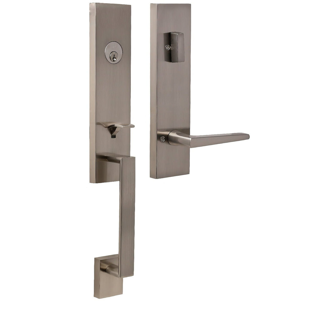 Weslock 02870-N7NSL2D satin nickel single cylinder handleset