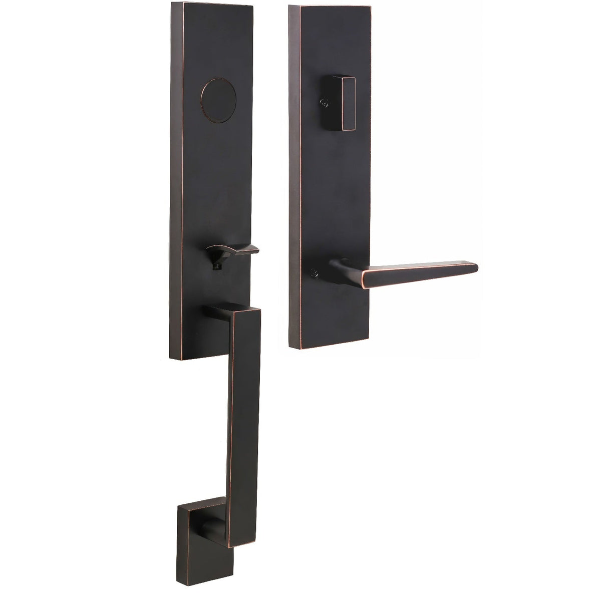 Weslock 02875-1710020 oil rubbed bronze dummy handleset