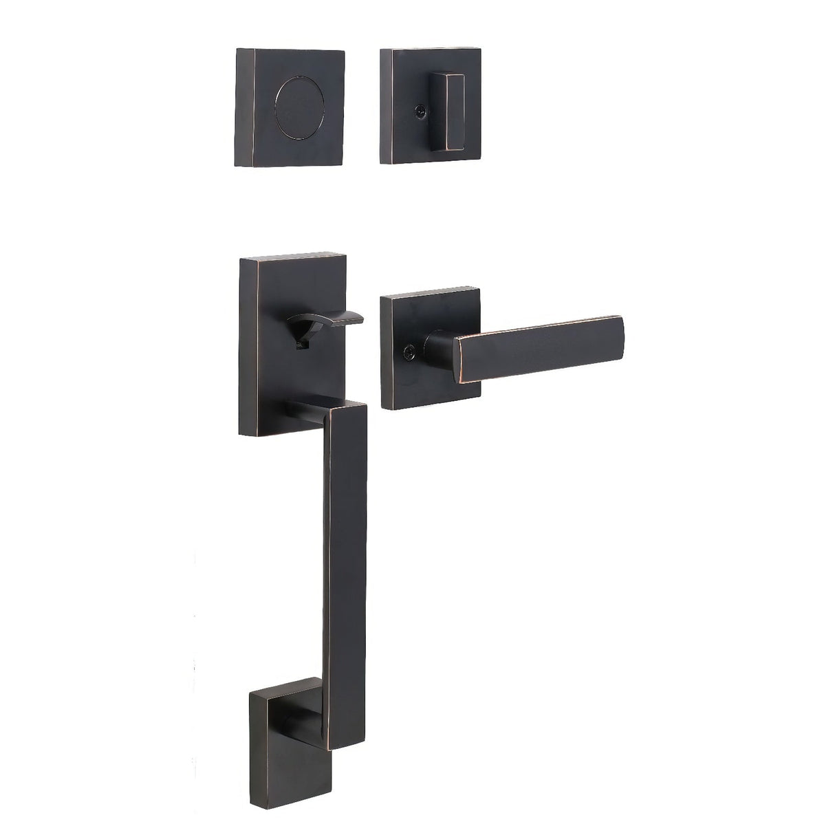 Weslock 02885-1310020 oil rubbed bronze dummy handleset