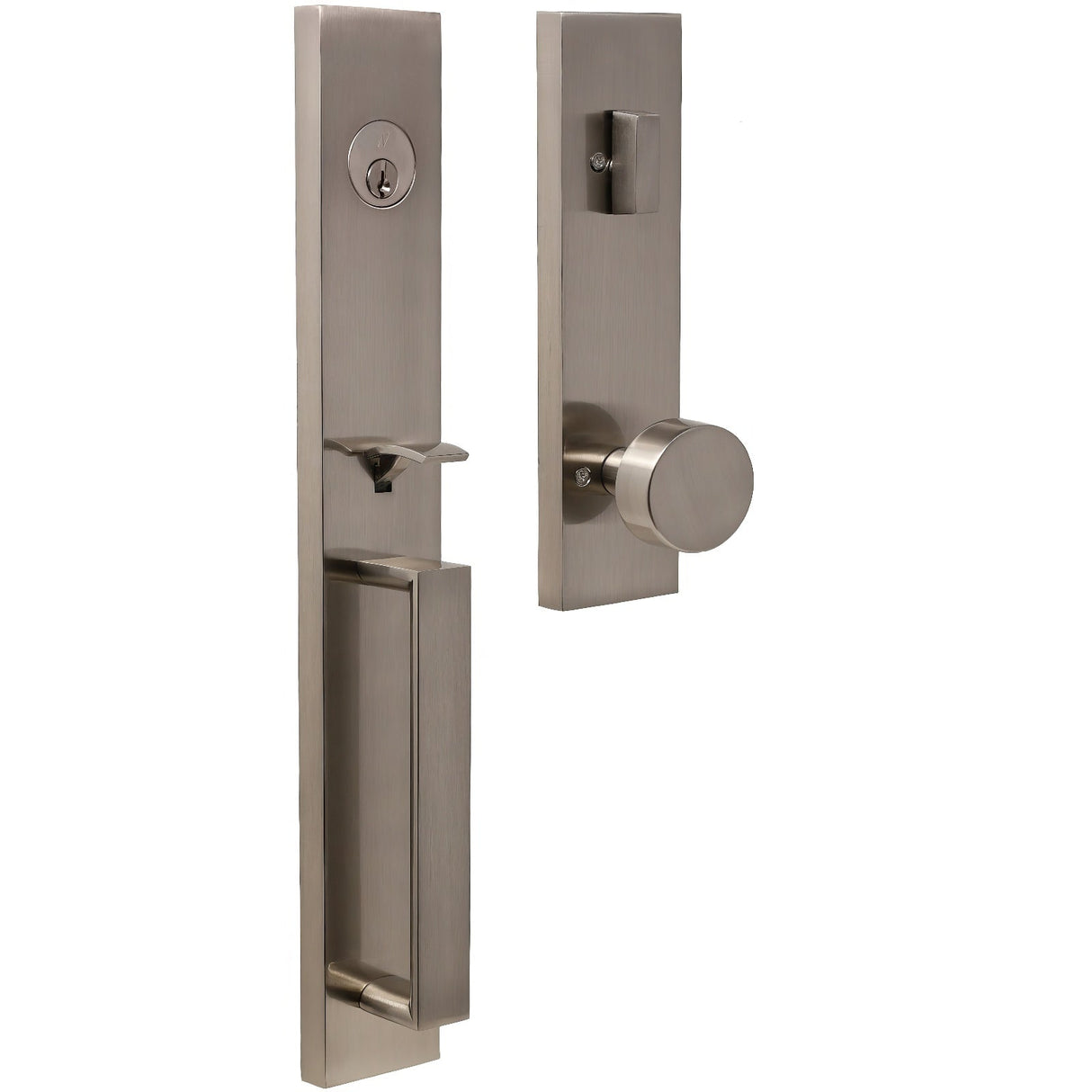 Weslock 02890-N4NSL2D satin nickel single cylinder handleset