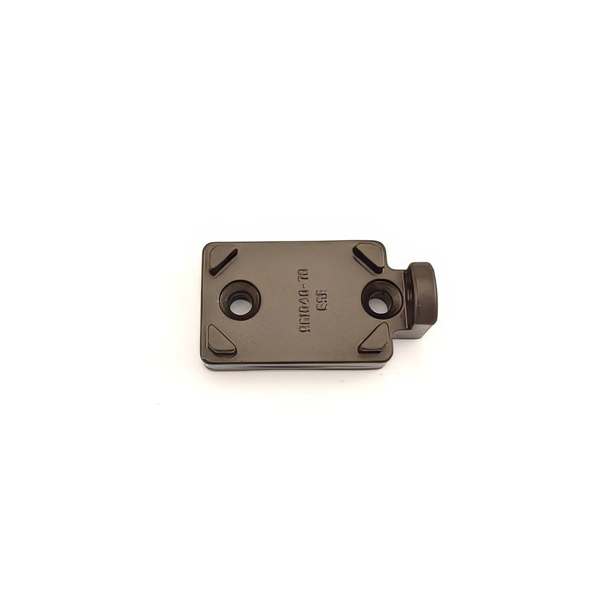 Von Duprin mullion bottom fitting and cover, additional view