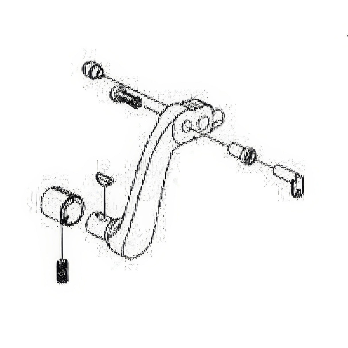 Von Duprin 05043810B rod exit device, additional view