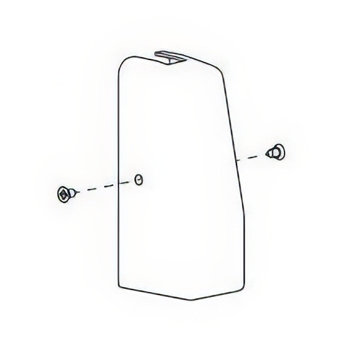 Von Duprin 0505664 satin brass latch case cover kit