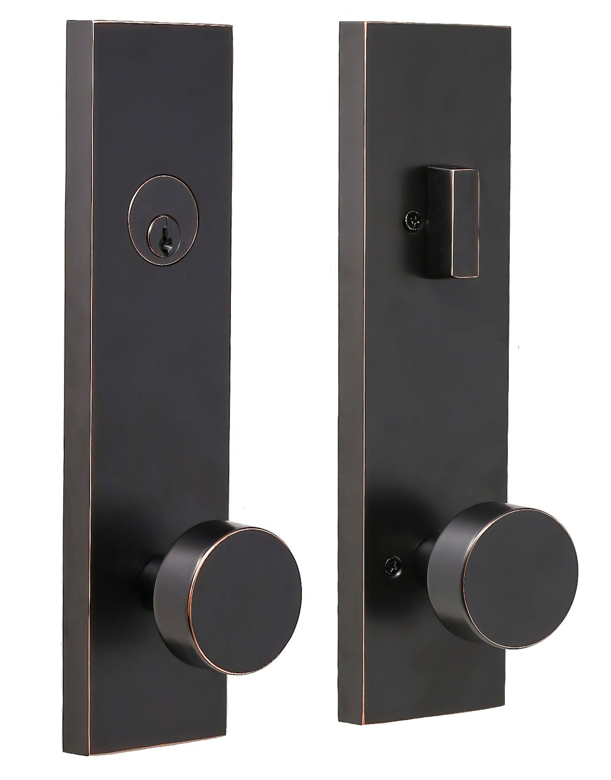Weslock 066214141SL2D oil rubbed bronze single cylinder handleset