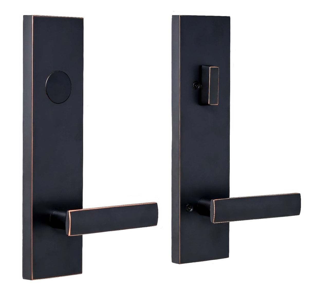 Weslock 0662531310020 oil rubbed bronze dummy handleset
