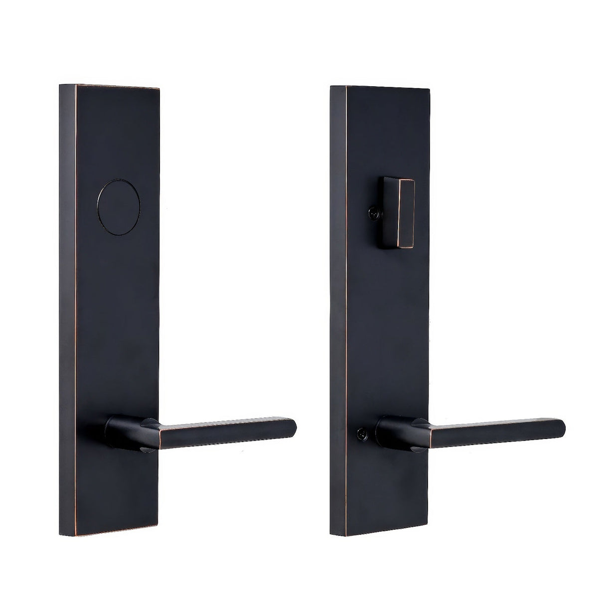 Weslock 0662551510020 oil rubbed bronze dummy handleset