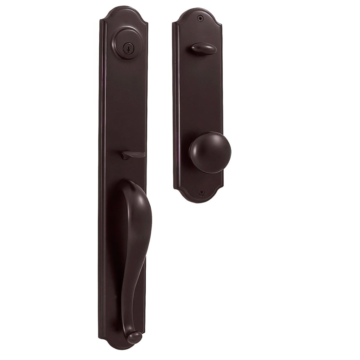Weslock 06641-1I1SL2D oil rubbed bronze single cylinder handleset