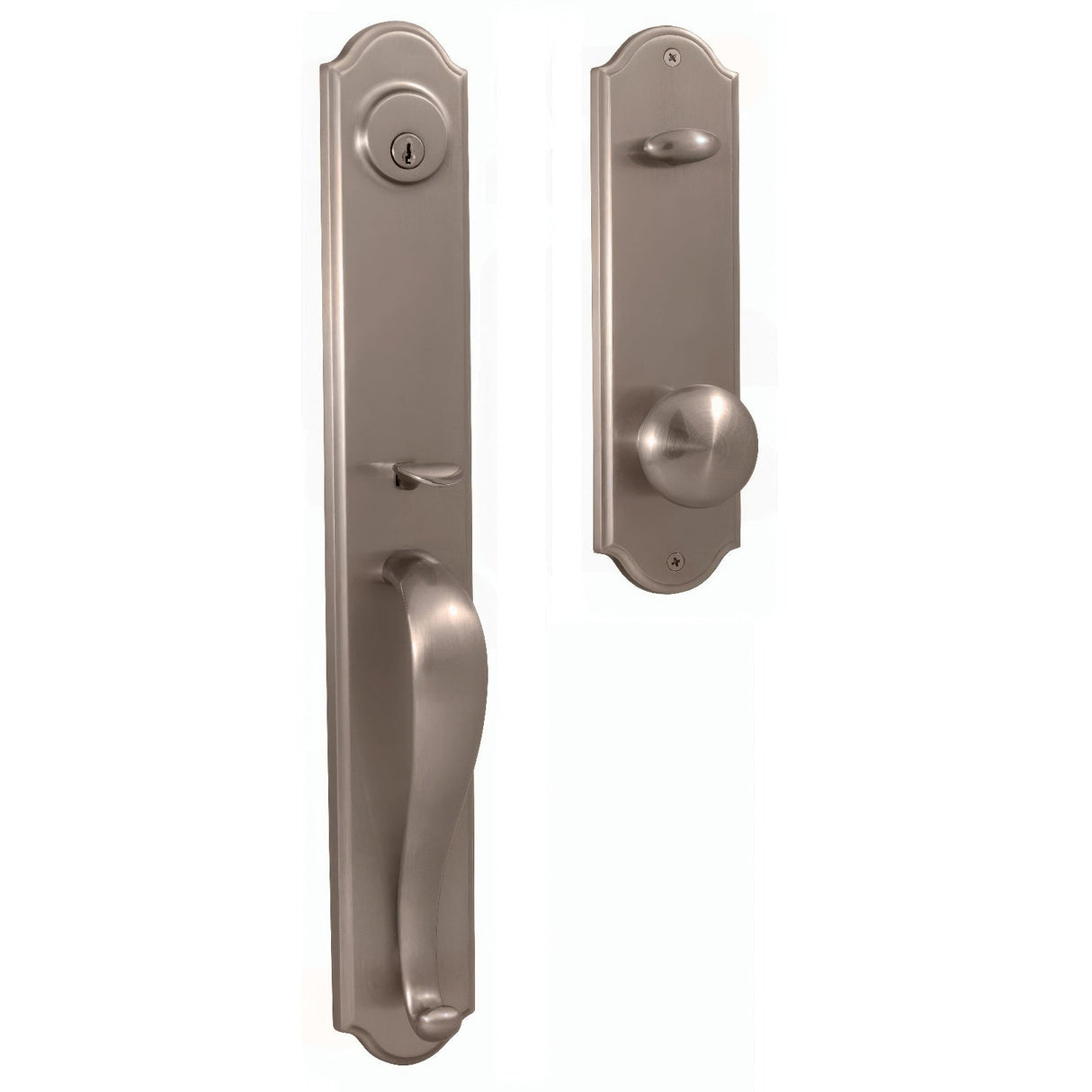 Weslock 06641-NINSL2D satin nickel single cylinder handleset