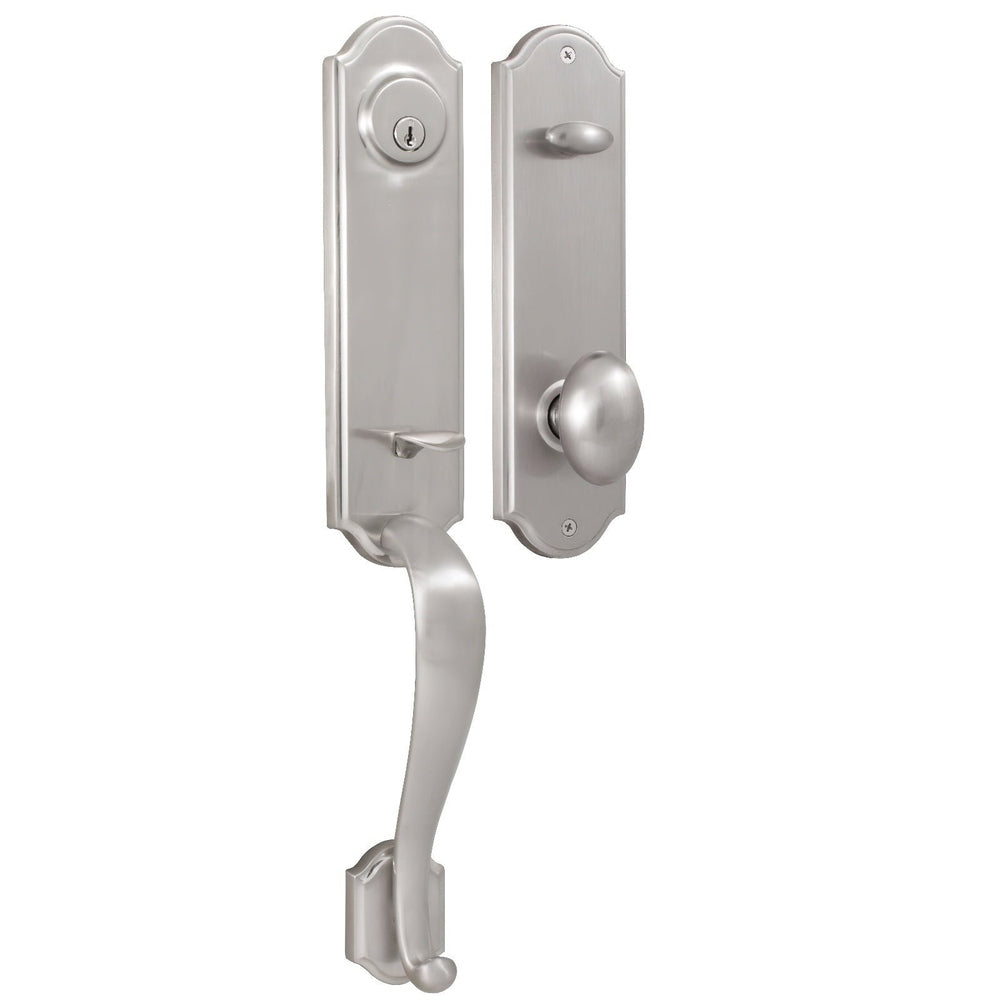 Weslock 06651-NJNSL2D satin nickel single cylinder handleset