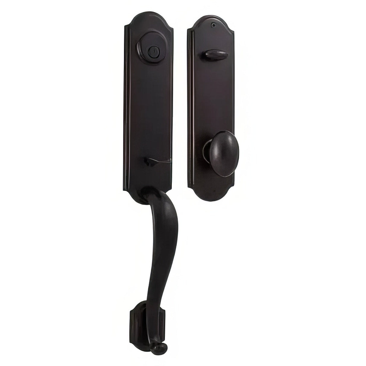 Weslock 06655-NIN0020 satin nickel dummy handleset