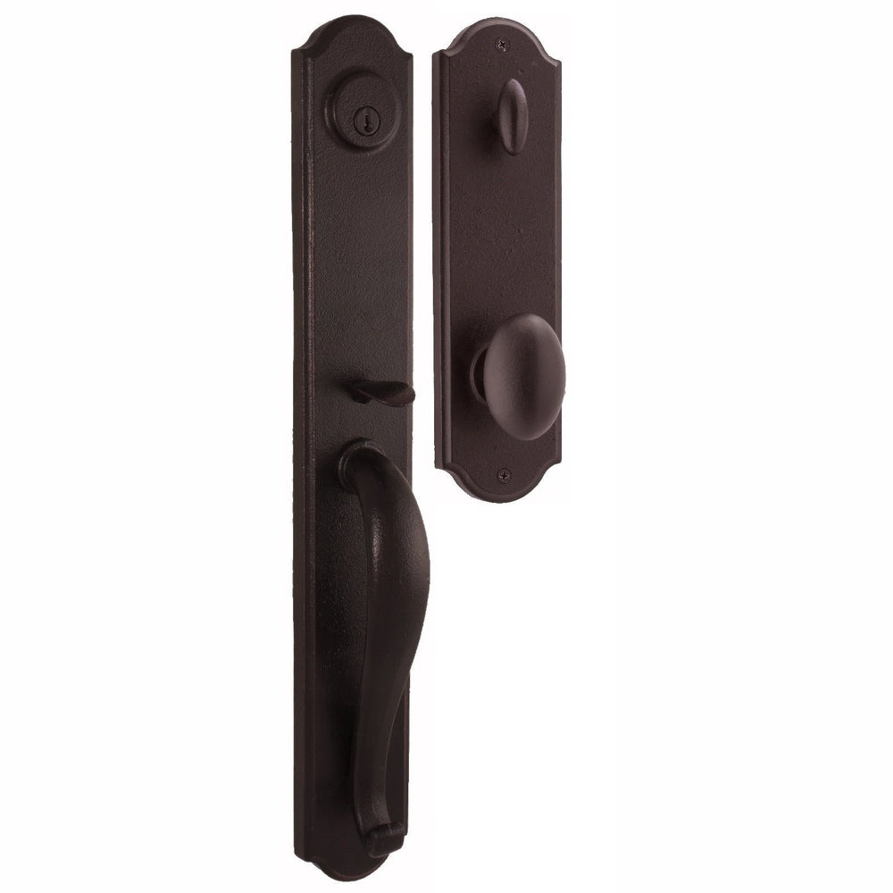 Weslock 07680-1M1SL2D oil rubbed bronze single cylinder handleset