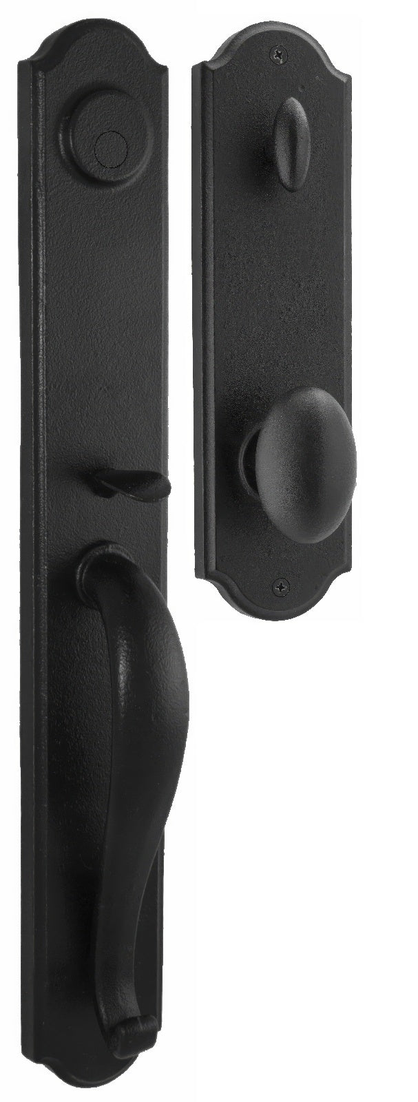 Weslock 07685-2M20020 black dummy handleset