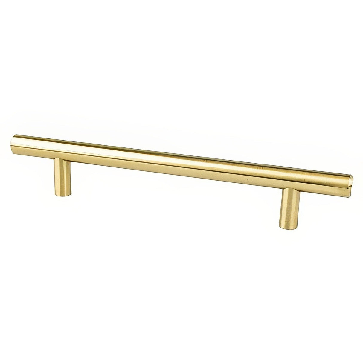 Berenson 0822-2MDB-P modern brushed gold cabinet handle pull