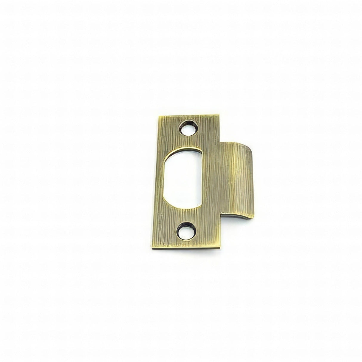 Schlage 10001609 strike plate in satin stainless, additional view
