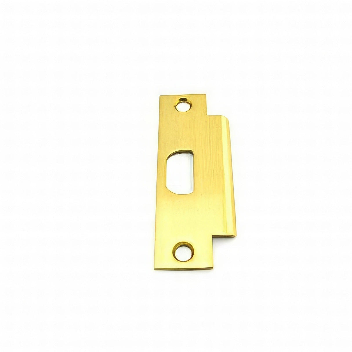 Schlage 10025606 strike plate in satin stainless, additional view