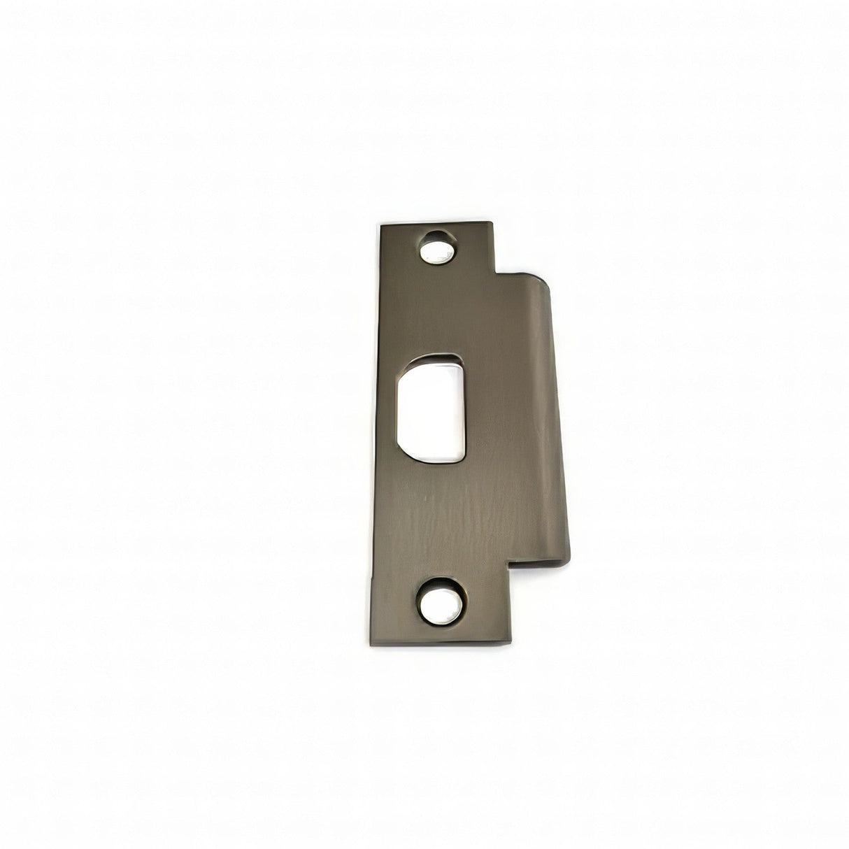 Schlage 10025613 strike plate in satin stainless, additional view