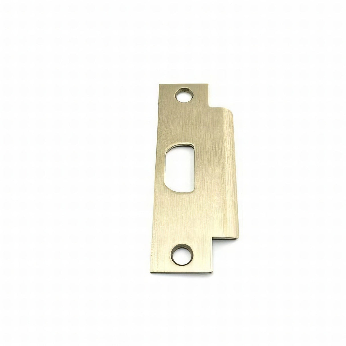 Schlage 10025619 strike plate in satin nickel, additional view