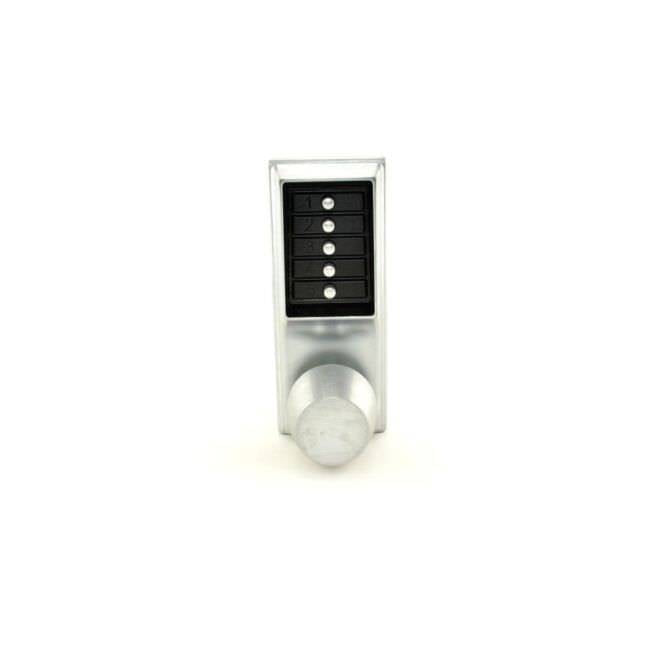 Kaba Simplex 103126D satin chrome combination entry with key override