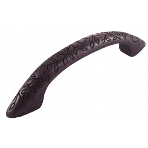 MNG Hardware 10421 104 3" Vine Cabinet Pull Satin Nickel Antique