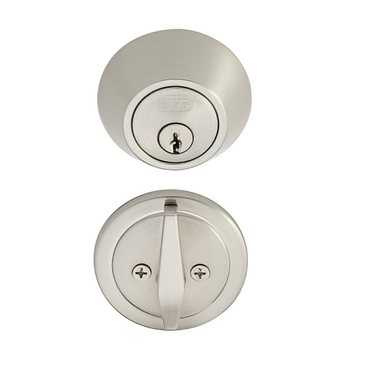 Better Home Products 10626DC01 satin nickel single cylinder deadbolt