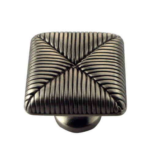 MNG Hardware 10711 107 1-3/8" Seat Cushion Cabinet Knob Satin Antique Nickel