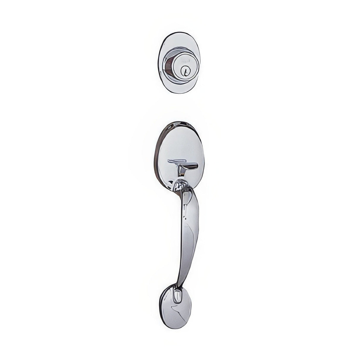 Better Home Products 10903PB polished brass single cylinder handleset