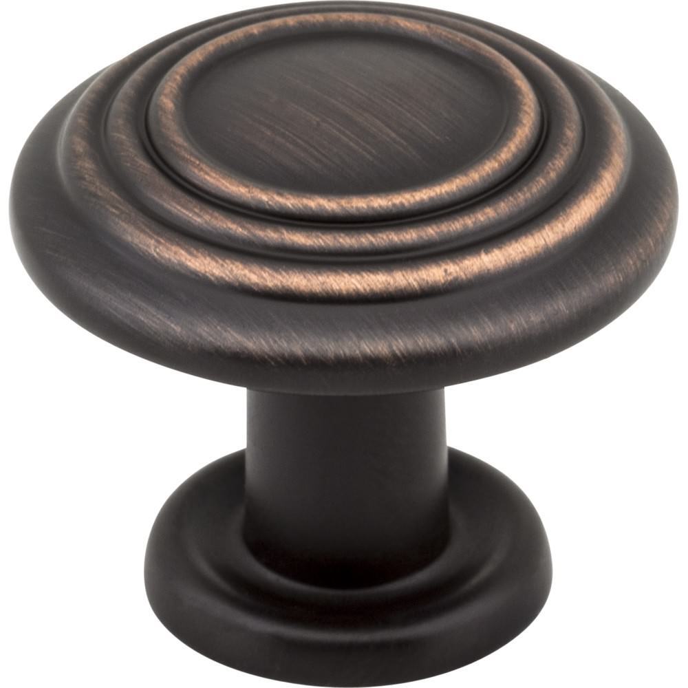 Elements 110DBAC brushed oil rubbed bronze cabinet knob