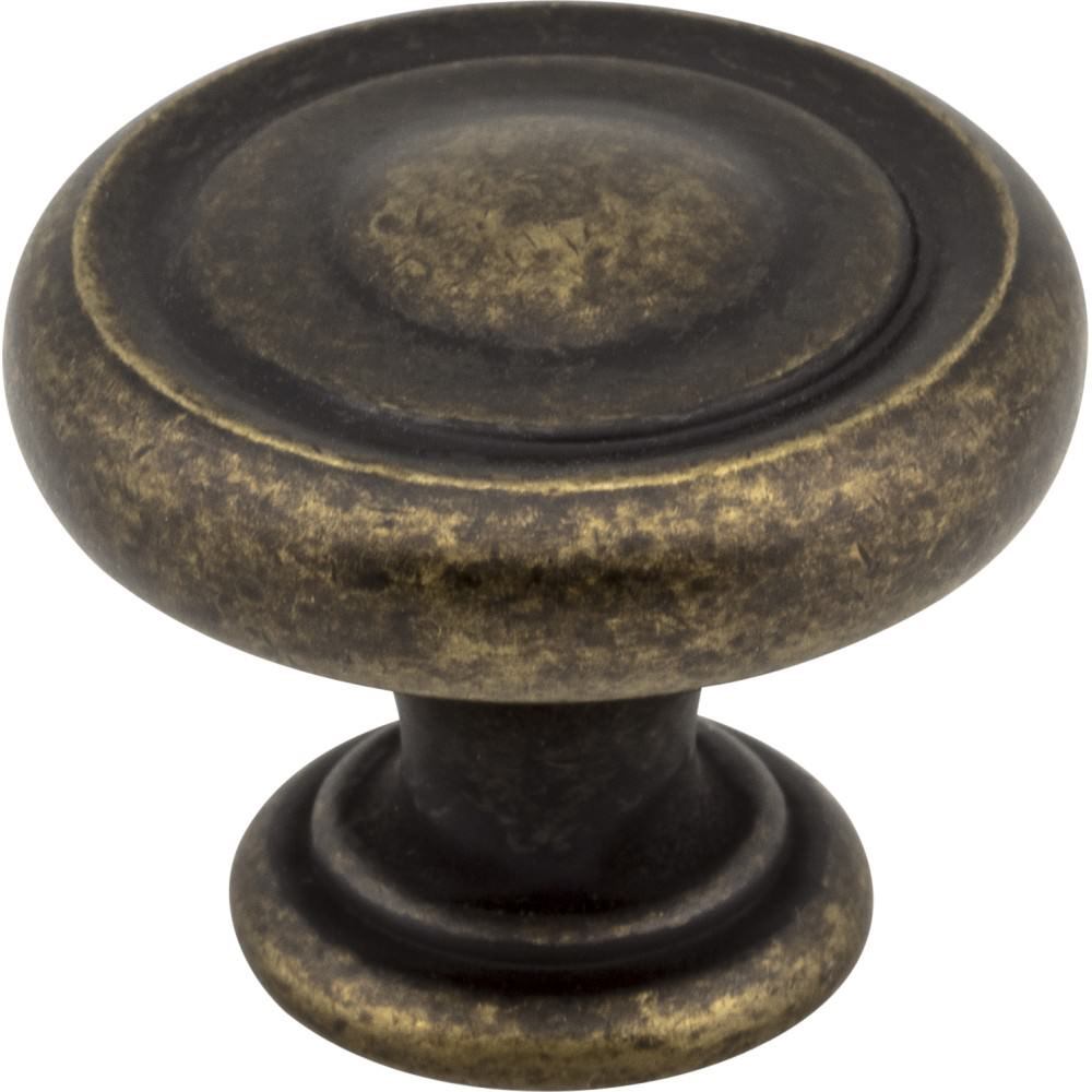 Jeffrey Alexander 117ABM-D Bremen 1 cabinet knob, additional view