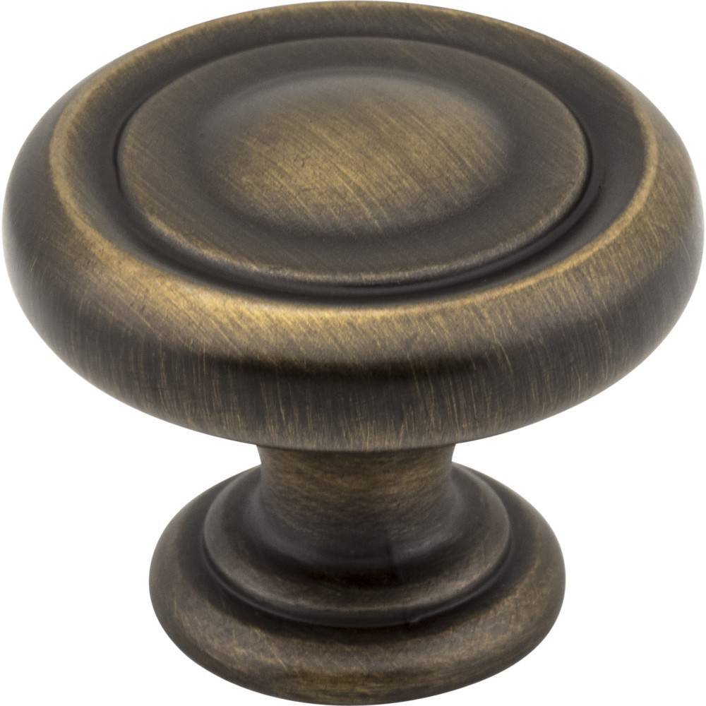 Jeffrey Alexander 117ABSB Bremen 1 cabinet knob, additional view