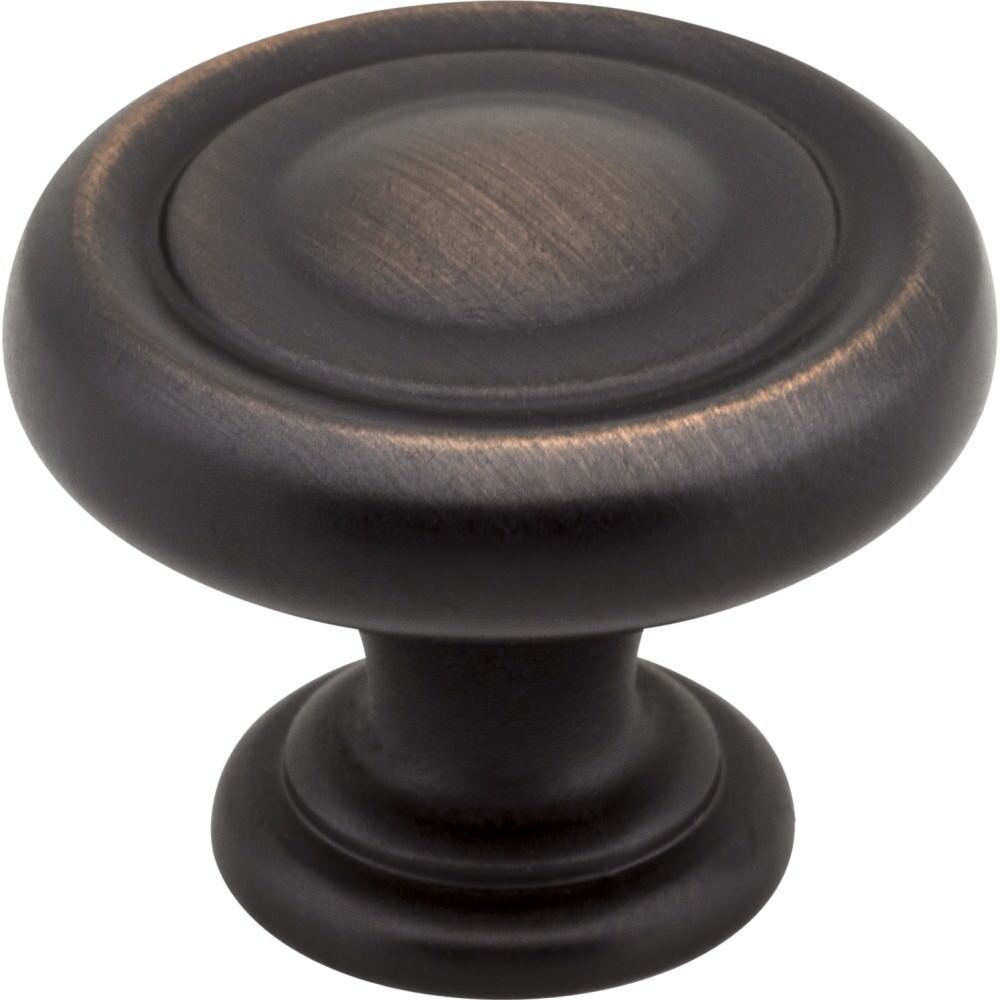 Jeffrey Alexander 117DBAC Bremen 1 cabinet knob in satin nickel, additional view