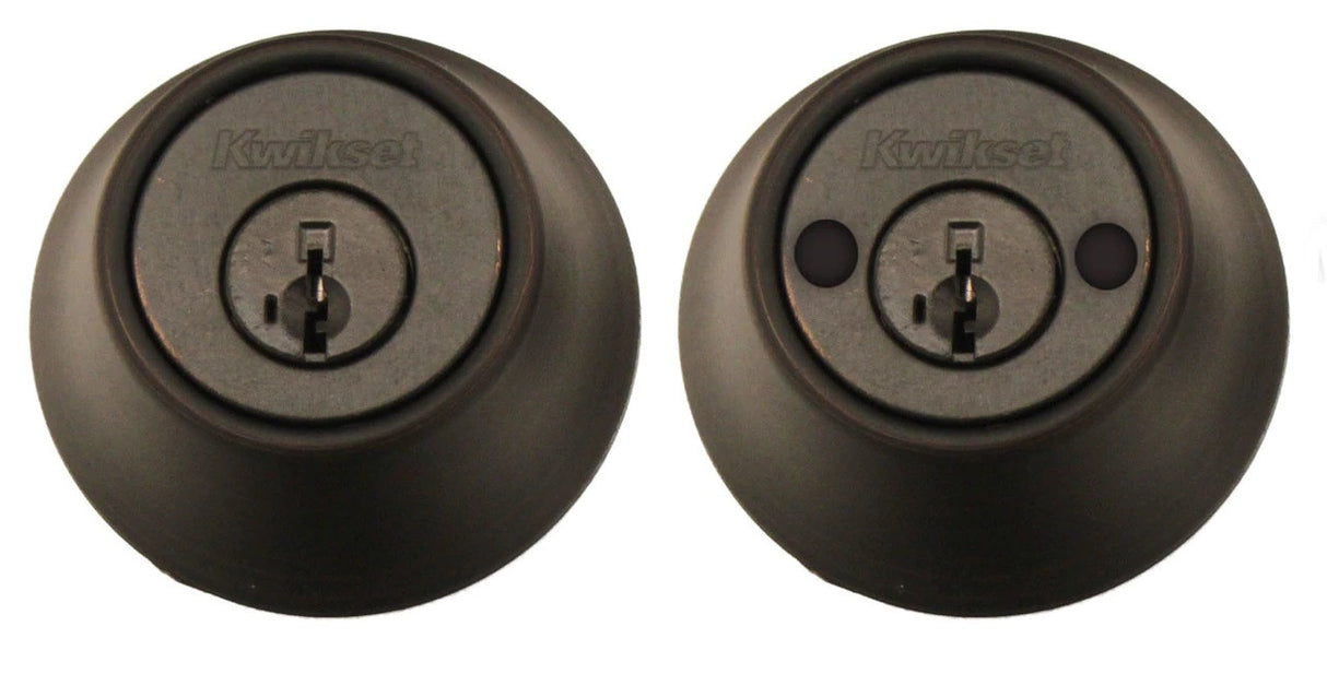 Kwikset 665 Double Cylinder Deadbolt in Antique Brass