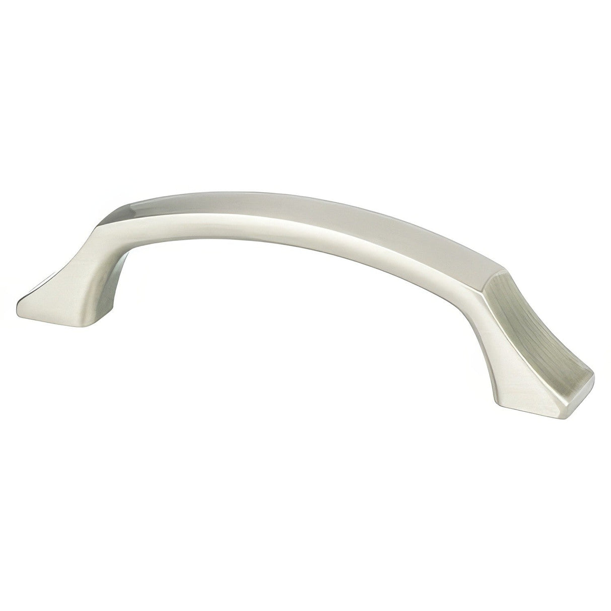 Berenson 1206-1BPN-P Century Edge cabinet handle pull in satin stainless, additional view