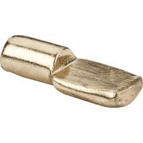 Hardware Resources 1206PB polished brass shelf supports