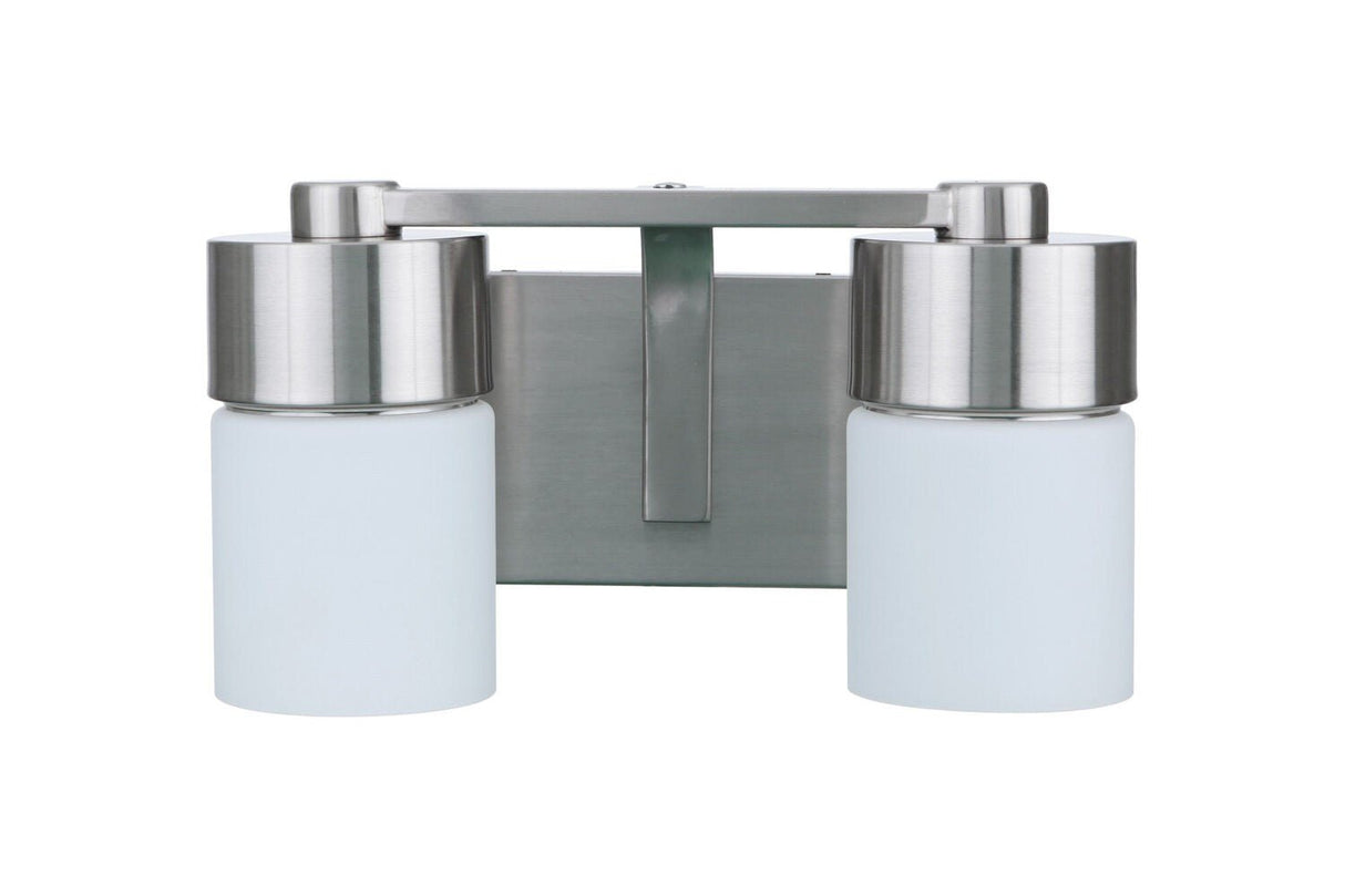 Craftmade 12314BNK2 brushed polished nickel vanity