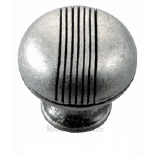 MNG Hardware 12513 125 1-1/4" Striped Cabinet Knob Oil Rubbed Bronze