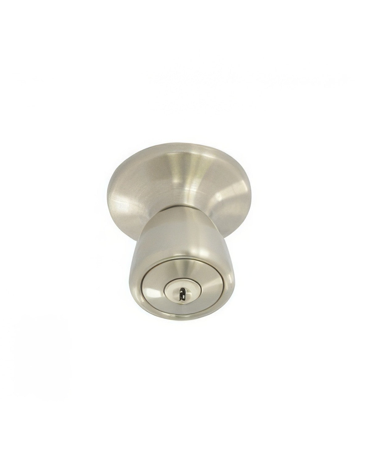 Better Home Products 12526DC satin nickel keyed entry door knob