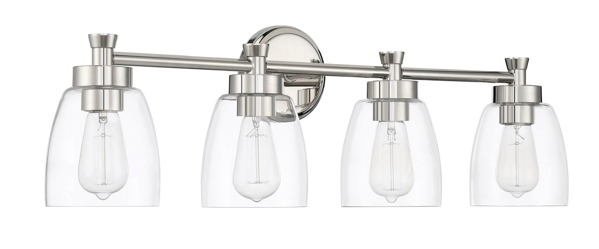 Craftmade 12730PLN4 polished nickel vanity