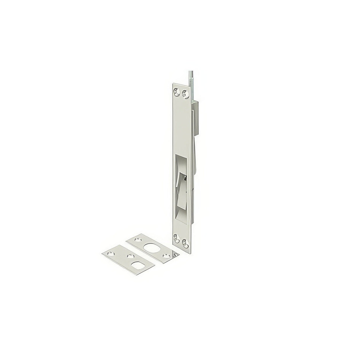 Deltana 12EFB14 bright nickel flush bolt