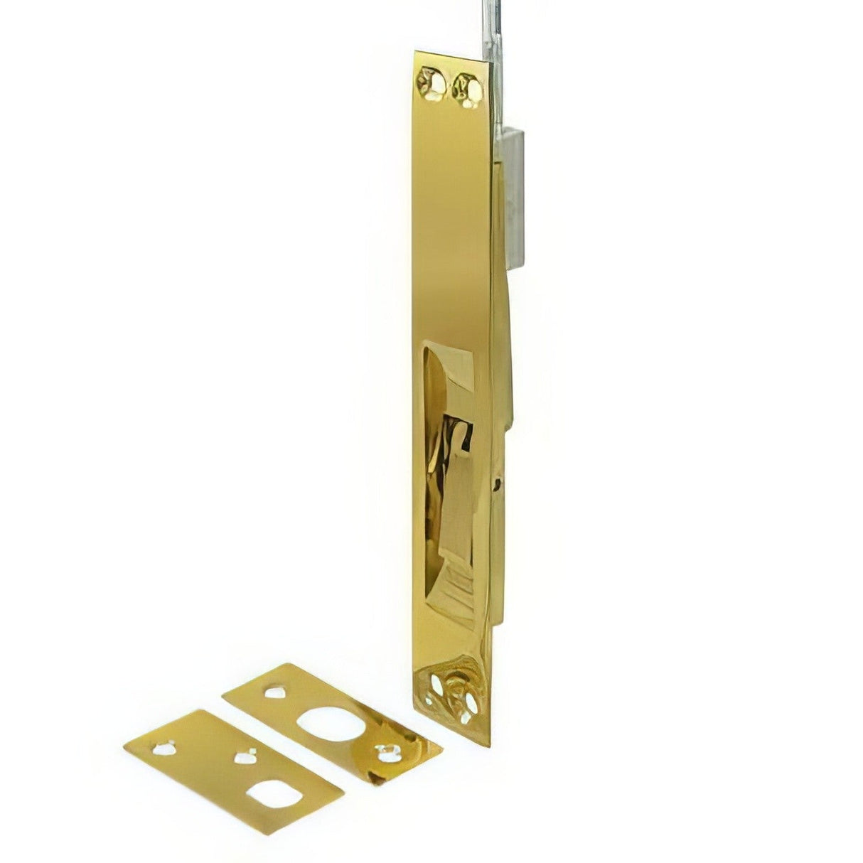 Deltana 12EFBCR003 lifetime polished brass flush bolt