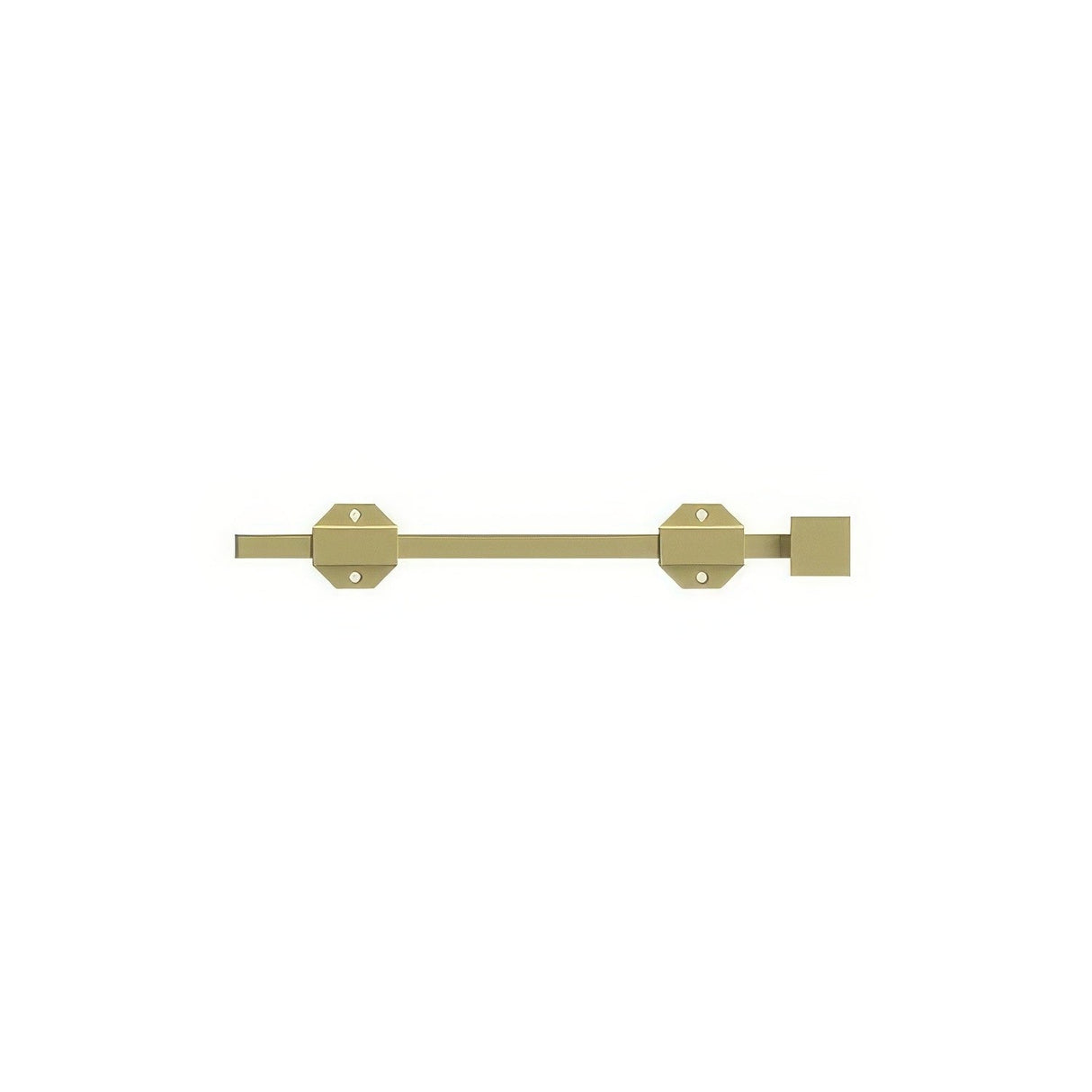 Deltana 12SBM3 polished brass surface bolt