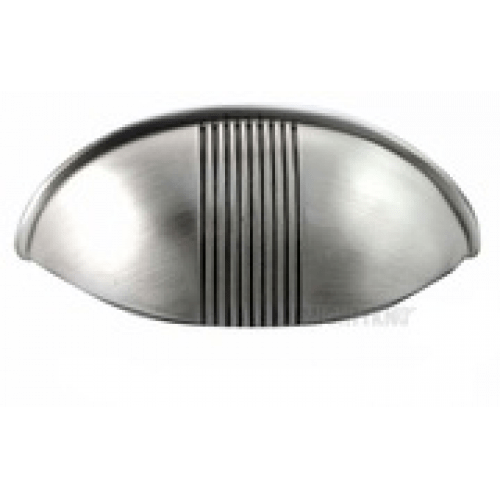 MNG Hardware 13613 136 2-1/2" Striped Cup Cabinet Pull Oil Rubbed Bronze